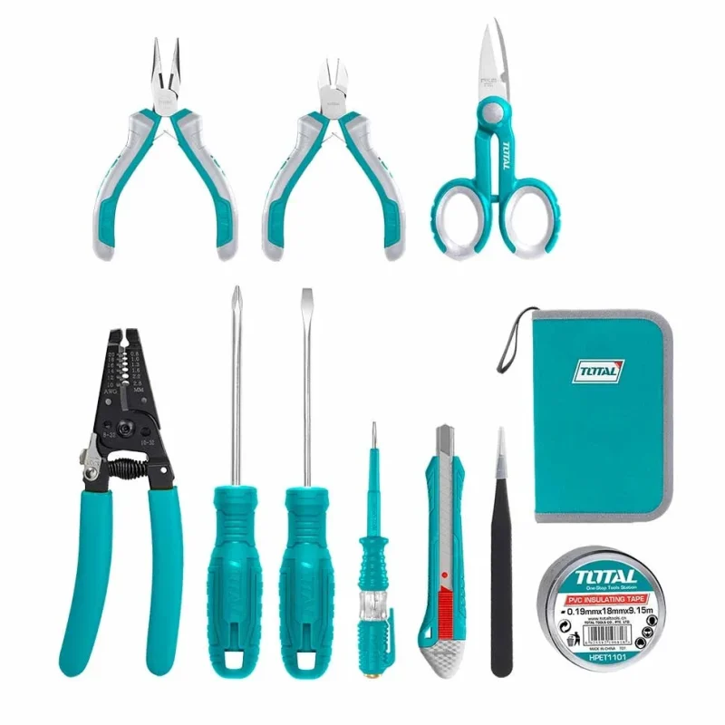 11 piece electrician s tool set total tkets0111