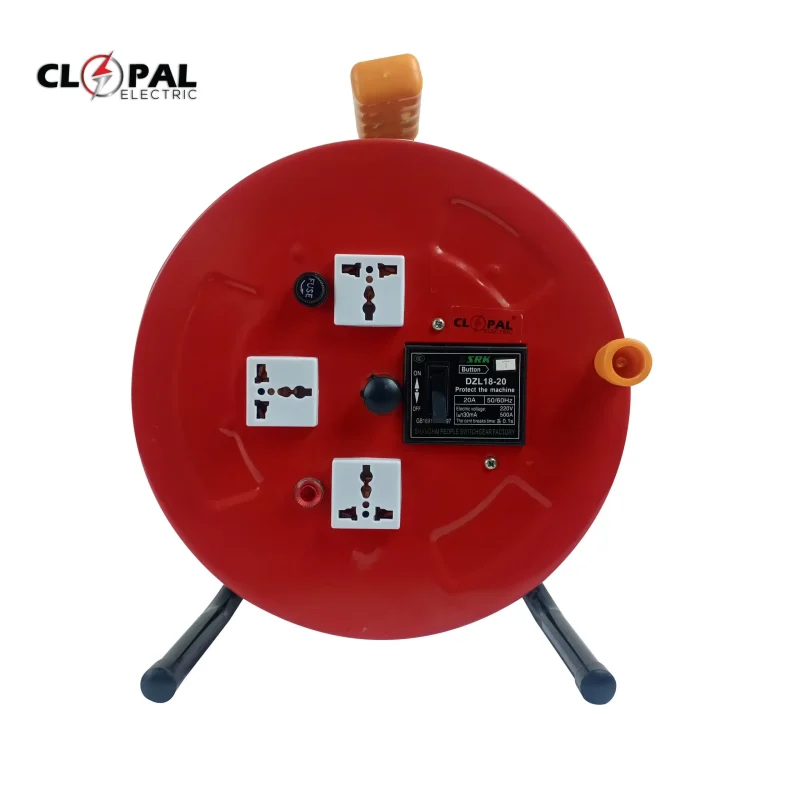 20 yard 2 core 3500w clopal extension cable reel