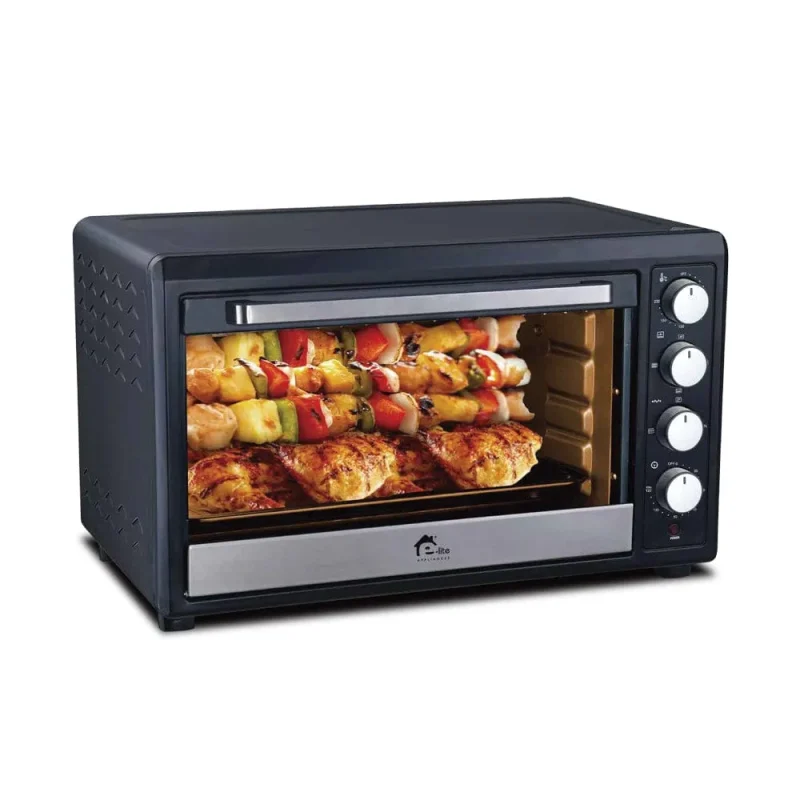 65l black electric oven toaster e lite eto 653r