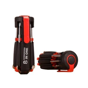 8 in 1 multi screwdriver with built in led torch