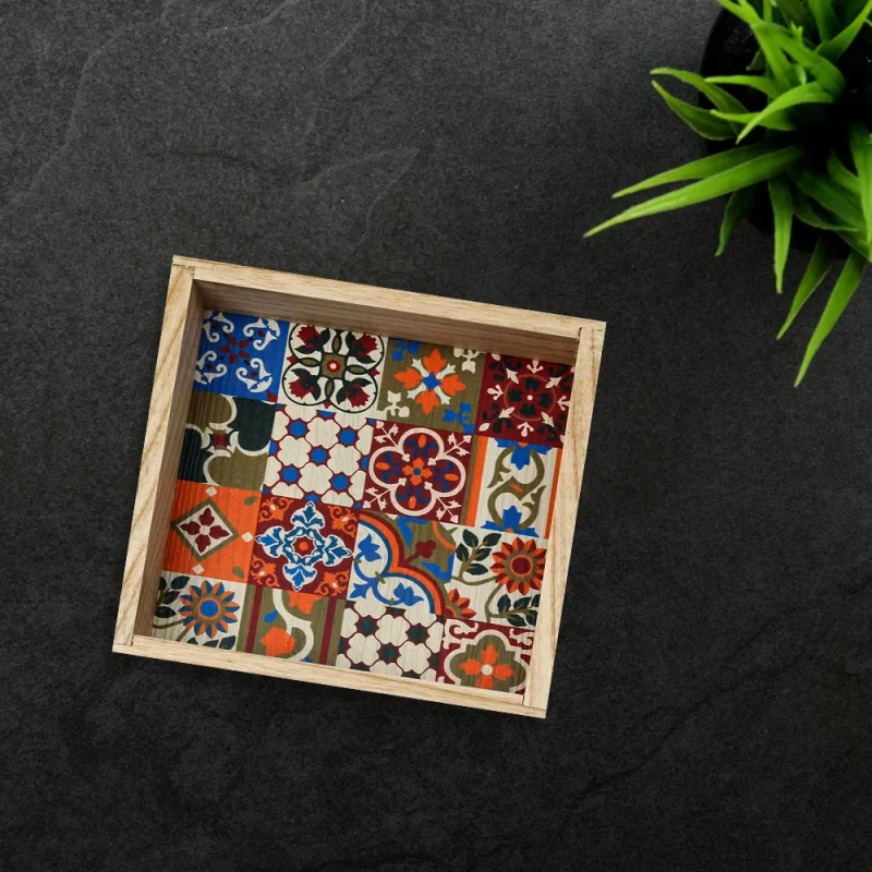 artisanal naqsh design tray handcrafted elegance