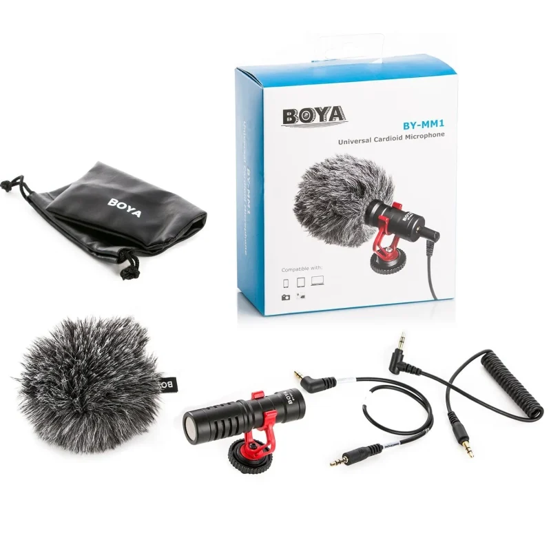 boya by mm1 professional condenser microphone