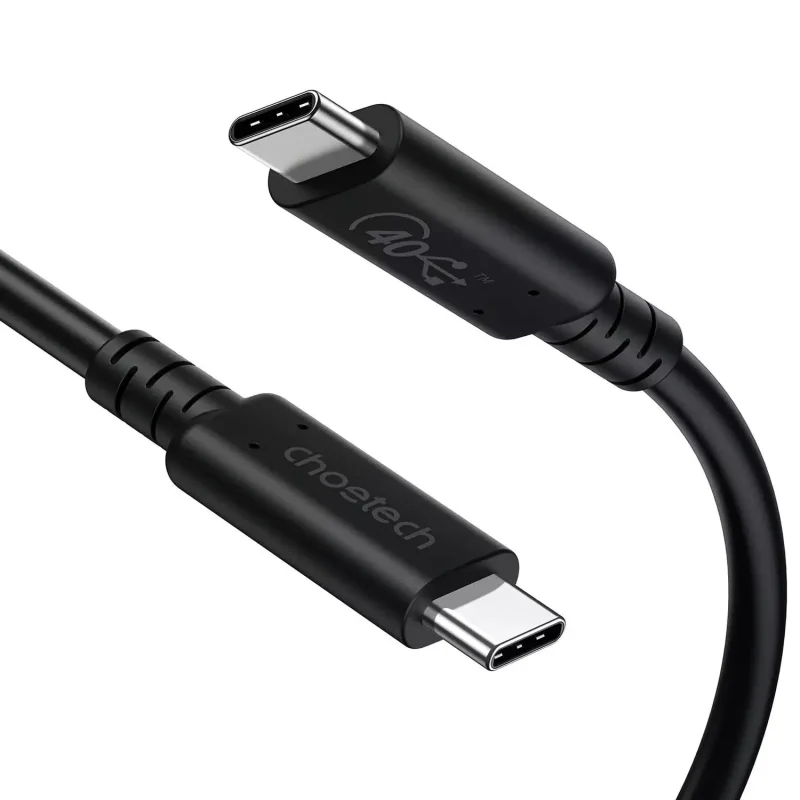 choetech 100w usb 4 cable 40gbps 10ft usb c to usb c