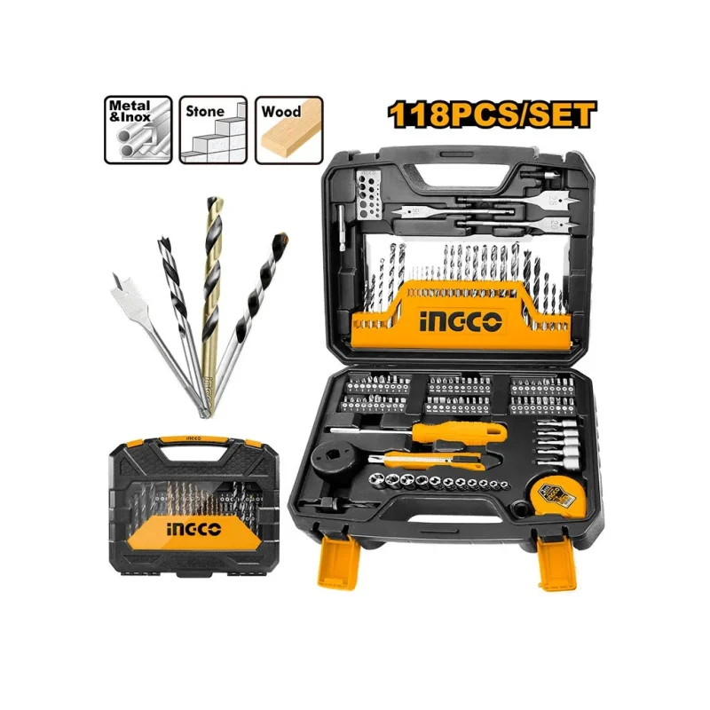 ingco 118 piece tool kit hktac011182 premium quality limited return policy