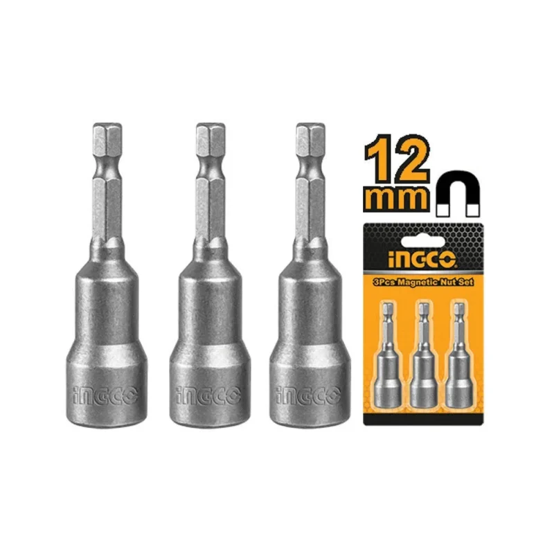 ingco amn1231 magnetic nut set precision tool for easy grip