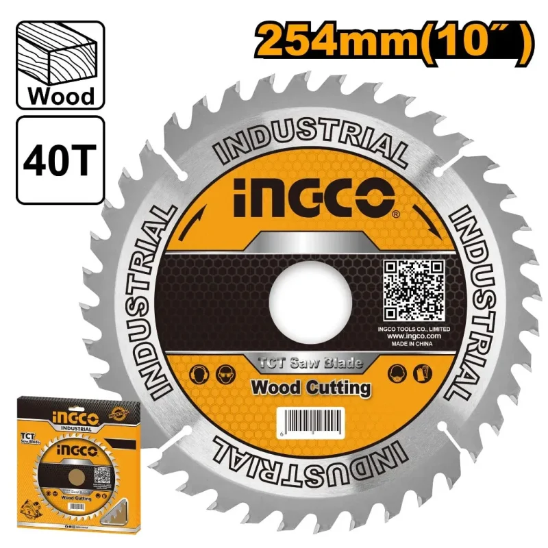 ingco tct saw blade tsb125425 high performance cutting tool