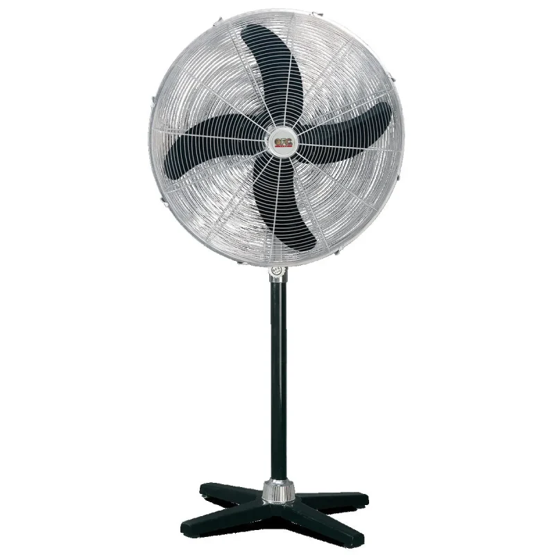 myga ac pedestal fan with cross base high performance cooling