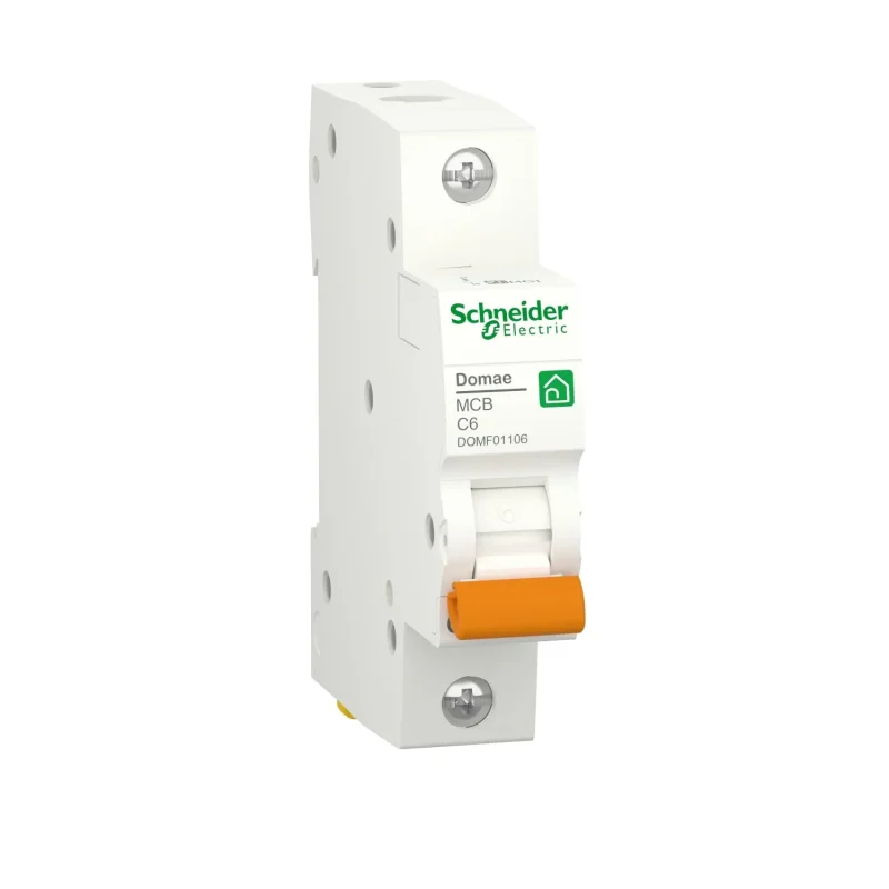 schneider domae 1 pole miniature circuit breaker 6 ka