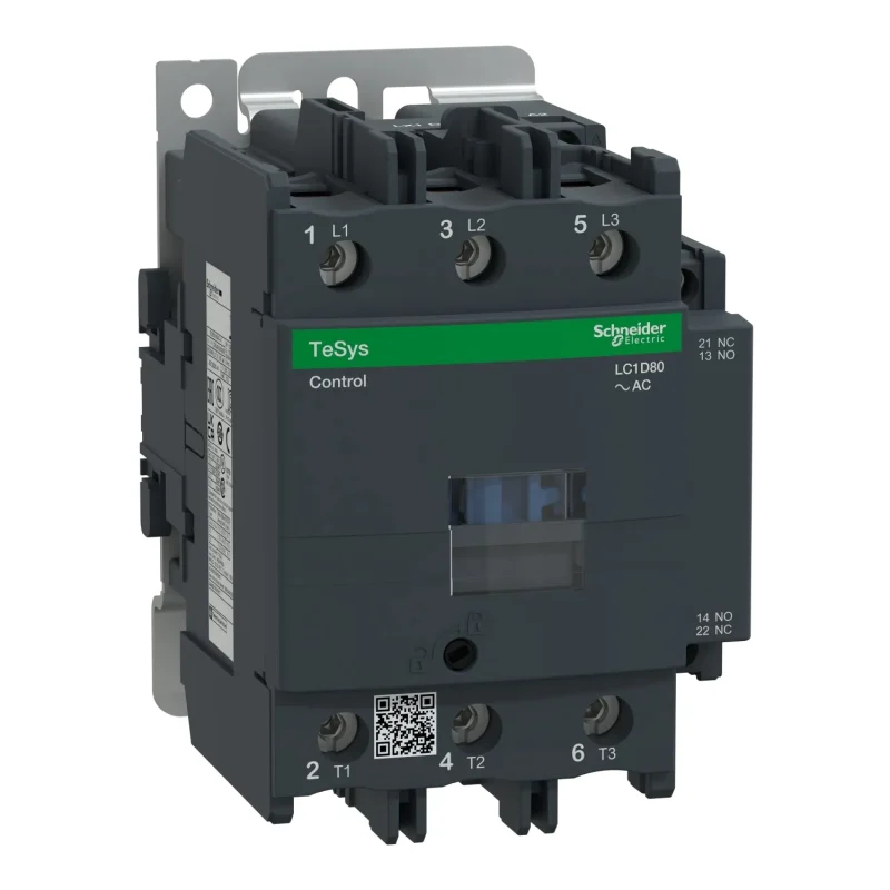 schneider lc1d80 tesys d 80a 3p contactor 220v ac coil