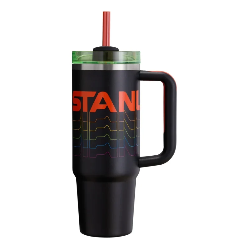 stanley 30 oz quencher tumbler 0 88l black h2 0 flowstate