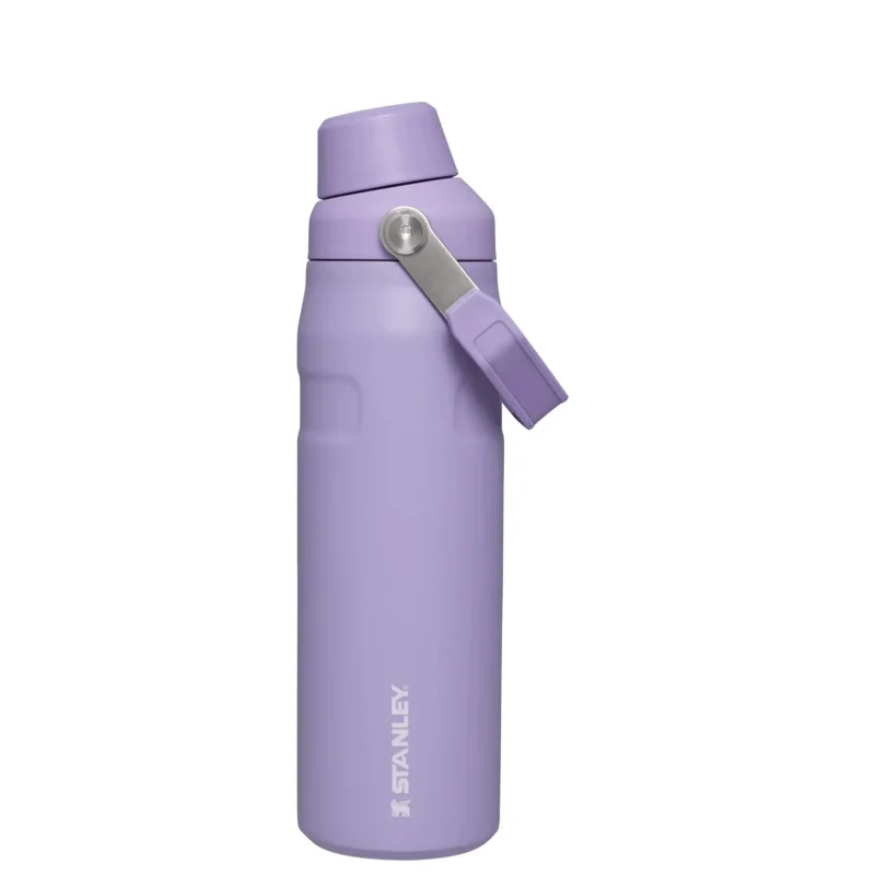 stanley 700ml lavender iceflow bottle with fast flow lid 24oz