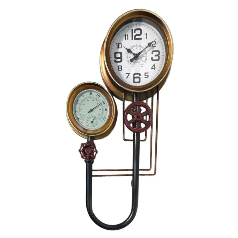 vintage metal wall clock timeless style