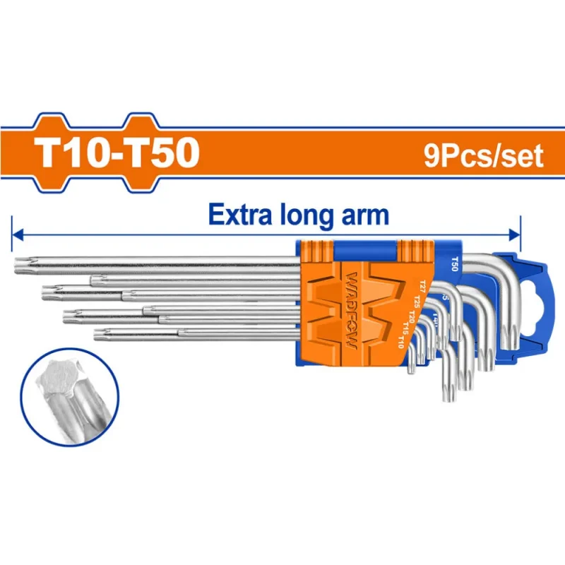 wadfow whk3292 torx key set essential tool kit for precision work